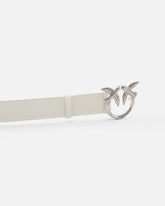 Cintura alta Love Birds in pelle 4cm - | Pinko