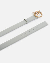 Love Birds leather belt 3cm - | Pinko