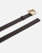 Cintura Love Birds in pelle 3cm - | Pinko