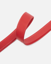 Ceinture Love Birds en cuir 3cm - Rouge | Pinko