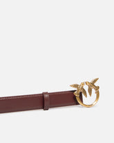 Love Birds leather belt 3cm - | Pinko