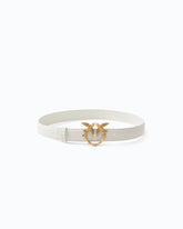 Cintura Love Birds in pelle 3cm - | Pinko