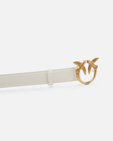 Cinturón Love Birds de piel 3cm - | Pinko