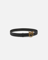Love Birds leather belt 3cm - | Pinko