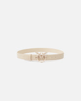 Belt with colored buckle 3cm - | Pinko
