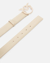 Belt with colored buckle 3cm - | Pinko