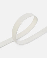 Gürtel mit farbiger Schnalle 3cm - Weiß | Pinko