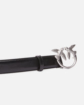 Pasek z klamrą Love Birds 3cm - | Pinko