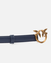 Fine ceinture Love Birds en cuir 2cm - | Pinko