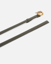 Cintura sottile Love Birds in pelle 2cm - | Pinko