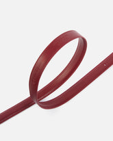 Love Birds thin leather belt 2cm - | Pinko