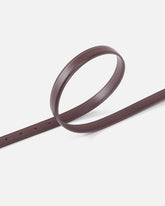 Love Birds thin leather belt 2cm - | Pinko