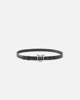 Cinturón fino Love Birds de piel 2cm - | Pinko