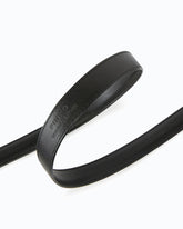 Love Birds thin leather belt 2cm - Black | Pinko
