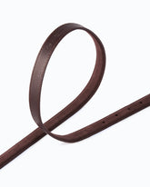 Suede belt with Love Birds buckle, 2 cm - Dark Red | Pinko