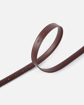 Thin colour-block Love Birds leather belt 2cm - | Pinko