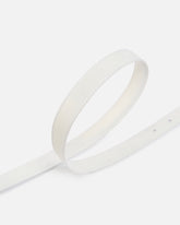 Thin colour-block Love Birds leather belt 2cm - | Pinko