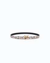 Python-print belt with Love Birds buckle, 2 cm - | Pinko