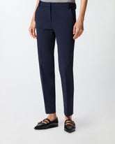 Cigarette trousers with pressed pleat - | Pinko