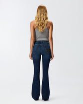 Flared power stretch denim jeans - | Pinko