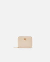 Square leather zip-around purse - | Pinko