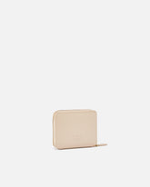Portafoglio quadrato zip-around in pelle - | Pinko