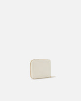 Cartera cuadrada de piel con cremallera circundante - | Pinko