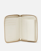 Portafoglio quadrato zip-around in pelle - | Pinko