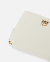 Cartera cuadrada de piel con cremallera circundante - | Pinko