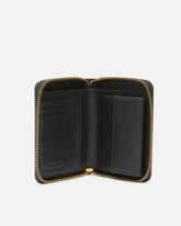 Square leather zip-around purse - | Pinko