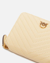 Square quilted nappa leather zip-around purse - | Pinko
