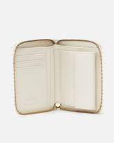 Square quilted nappa leather zip-around purse - | Pinko