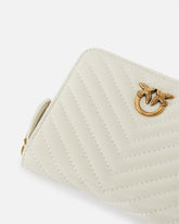 Square quilted nappa leather zip-around purse - | Pinko