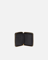 Portafoglio quadrato in pelle Monogram imprimè - | Pinko