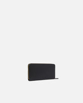 Portafoglio zip-around in pelle - | Pinko