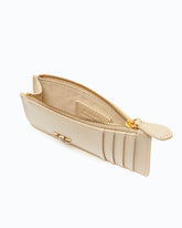 Kartenetui mit Reißverschluss - Beige | Pinko