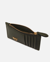 Porta carte con zip - Grigio | Pinko