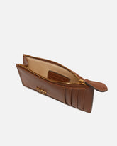 Porta carte chevron con zip - | Pinko