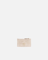 PINKO Galleria shiny croc-print card holder - | Pinko