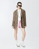 Short-sleeved T-shirt with embroidered logo - | Pinko