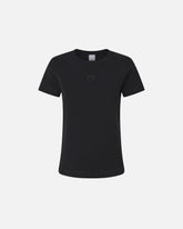 T-shirt maniche corte logo ricamato - | Pinko