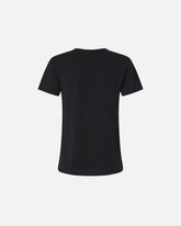 Short-sleeved T-shirt with embroidered logo - | Pinko
