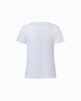 T-shirt à broderie Love Birds - Blanc | Pinko