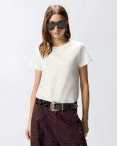 Camiseta con logotipo Love Birds - Blanco | Pinko