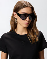 T-shirt with Love Birds logo - | Pinko