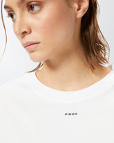 T-shirt with mini logo PINKO - White | Pinko