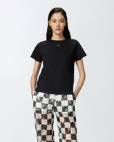 T-Shirt mit Mini-Logo PINKO - Schwarz | Pinko