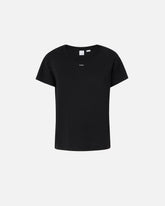 T-Shirt mit Mini-Logo PINKO - Schwarz | Pinko