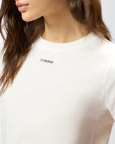 T-shirt with PINKO logo - | Pinko