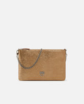 Pequeño bolso pochette de mano en piel laminada PINKO Galleria - | Pinko